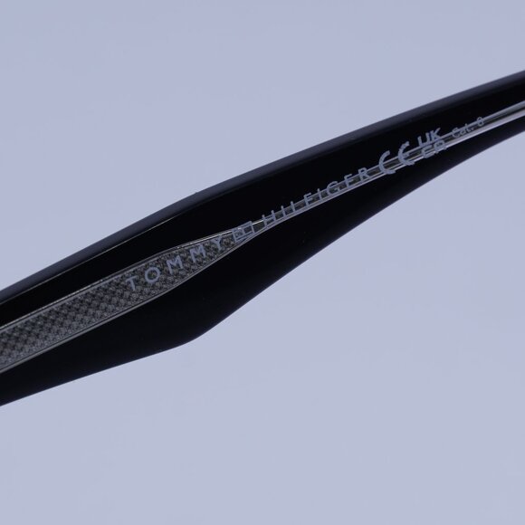 Tommy Hilfiger TH2067/S 0807 T4 Sunglasses Black Square Frame, Silver Lenses - Picture 8 of 11